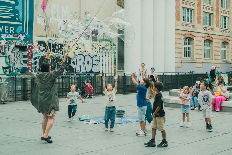 Children playing in the street