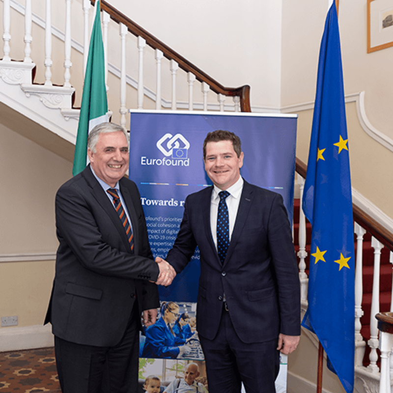Visit of Mr Peter Burke, TD, Minister for European Affairs and for Defence